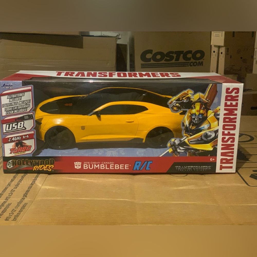 Transformers 2016 Chevy Camaro Jada Hollywood Rides The Last Knight Bumblebee RC